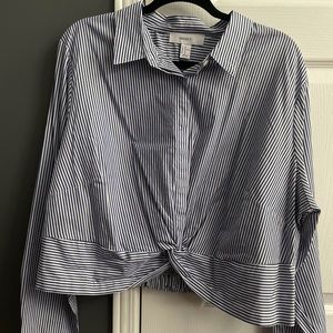 BNWT Crop Long Sleeve Top